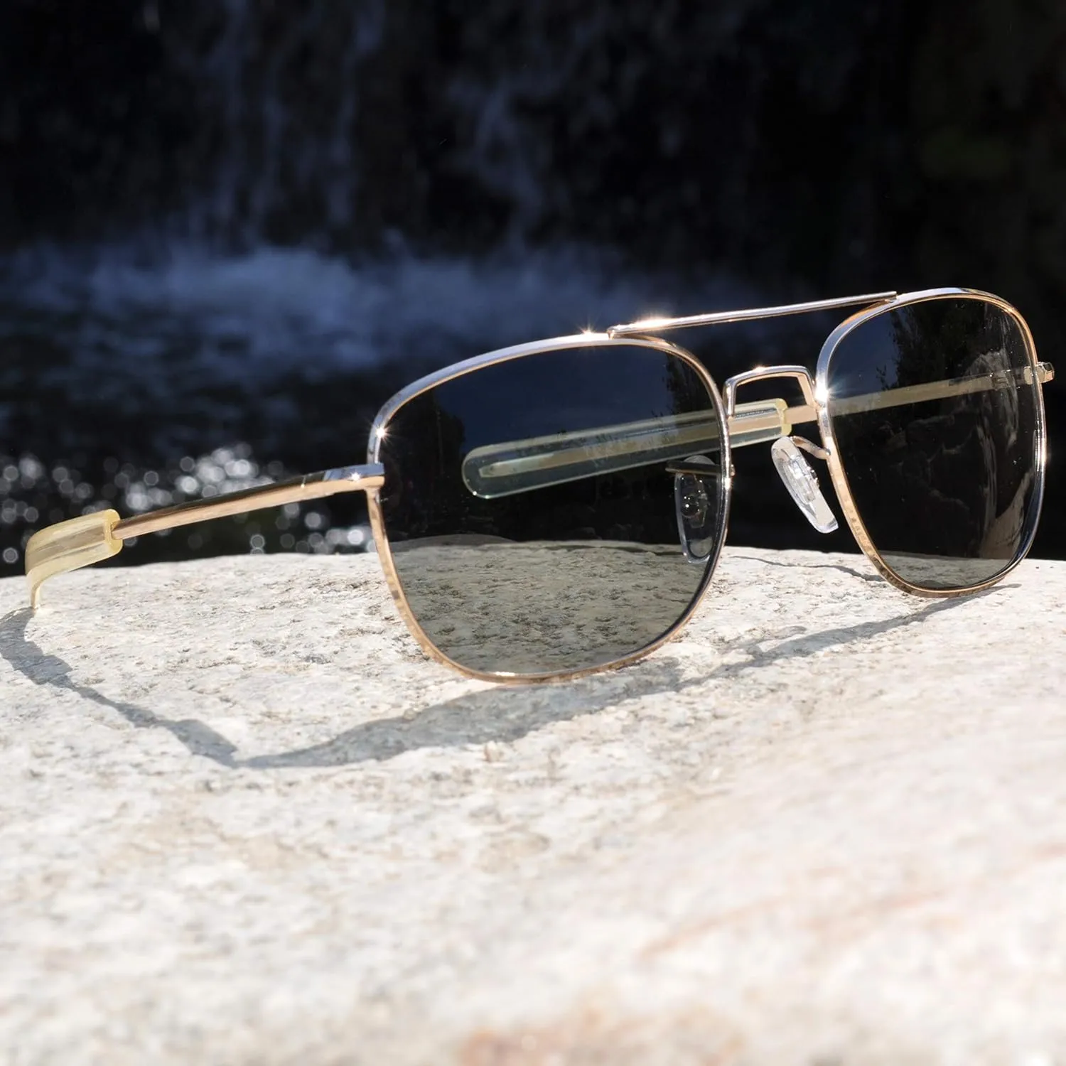 ?C Great for Driving, Fishing, Gifts CAMPCO HUMVEE Polarized Aviator Sunglasses for Men whose pullman exchanger briefly & Women ?C Gold Frame, Gray Lens, UV400 