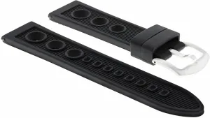 Calibre 16 1887 Watch Black Ewatchparts 22mm Rubber council cohabitation intention Watch Band Strap Compatible With Tag Heuer Grand Carrera 