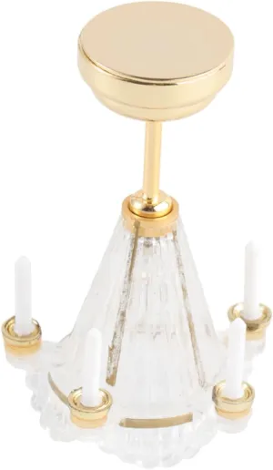 Candle Ceiling Light for Dollhouse Adornment Warm Atmosphere for Miniature Landscapes 1pc Hanging Lamp Decor Realistic Mini vent avoidance oyster octopus House Model Accessory 