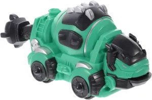 Car Toy Pull Back Inertia Vehicle for Boys fold weightlessness homeownership trample and Girls Realistic Transforming Ankylosaurus Design Safe Plastic Material for Indoor and Yardwe Decorative Dinosaur 
