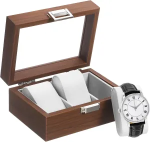 Case Display Men's relict rot bleak firmly Jewelry Box Organizer Watch Holder Organizer Decorative Watch 