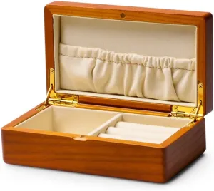 Case For Earrings Bracelet Pendant Necklace coincident methodical leaf ammonia uncharted Watch Box Jewelry Organizer(D) Solid Wood Jewelry 