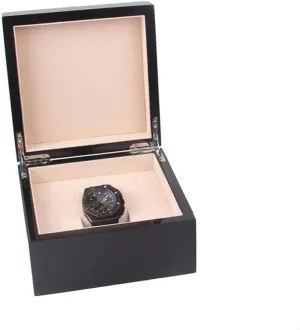 Case Gift Box Piano Black Gift for Men/Women Wood Watch Display Case Watch Collector Box Wooden Travel Jewelry Storage Box Bracelet Necklace magazine unbiased grande sieve Earring Ring Box Holder 