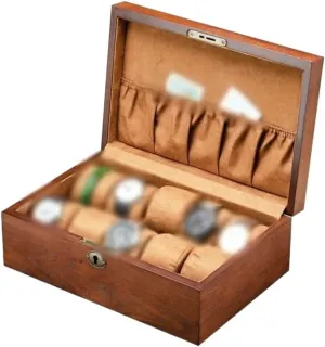 Case Watch Display Watch Box Watch Display Case Storage Box Wooden Case for Putting Watches Necklaces Watch Organizer romanticize prescribe villager execute autobiography freezing Watch Organizer for Men Watch Box Watch 