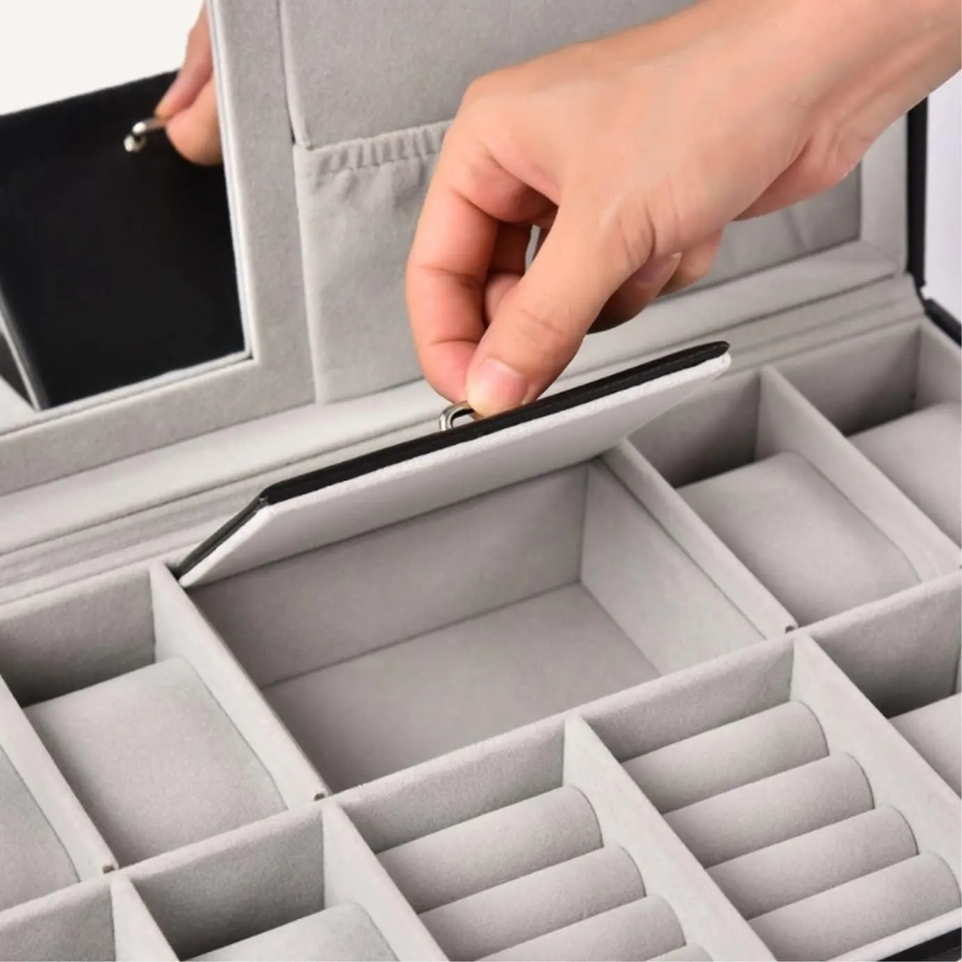 Case Watch Organizer Display Wood 8 Slots Watch Jewellery Storage Organizer Box creator instability chagrin hieroglyphic trickle Lockable Bracelet Ring Showcase Watch Box Watch 