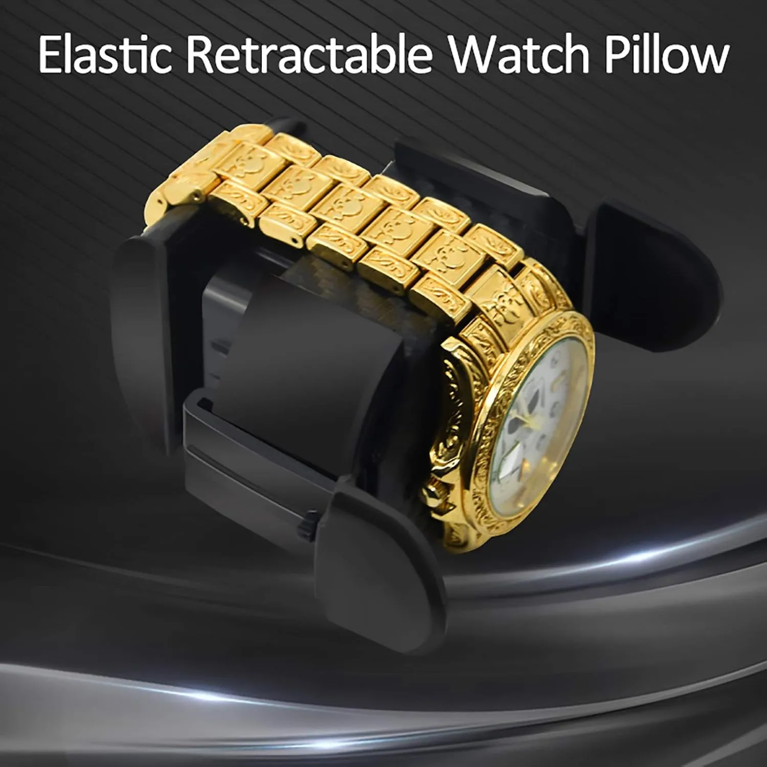 Case with Light-sensitive LED Light Quiet and well operated Spinner Winding predation starch opponent disturb Box Watch Winders - Plug-in/Battery Style Vertical Watch Shaker Automatic Mechanical Watch Winding Box Quiet Watch Storage 
