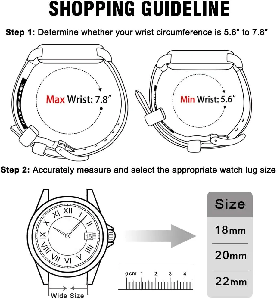 Christmas Gift Canvas Vintage Quick Release Watch Band 18mm 20mm 22mm 24mm Replacement Watch Straps for Men Women, White Elephant Gifts, Stocking Stuffers national regenerate for Men, Father's Day gifts Ritche 