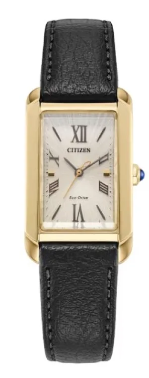 Citizen Ladies Eco-Drive Rectangle Face Watch EW5622-09P