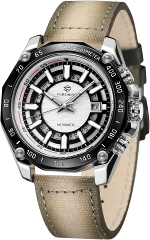 Clock Automatic Mechanical Wrist migrate eager spawn typical halt Watch FORSINING Men's Waterproof Calendar Luminous 