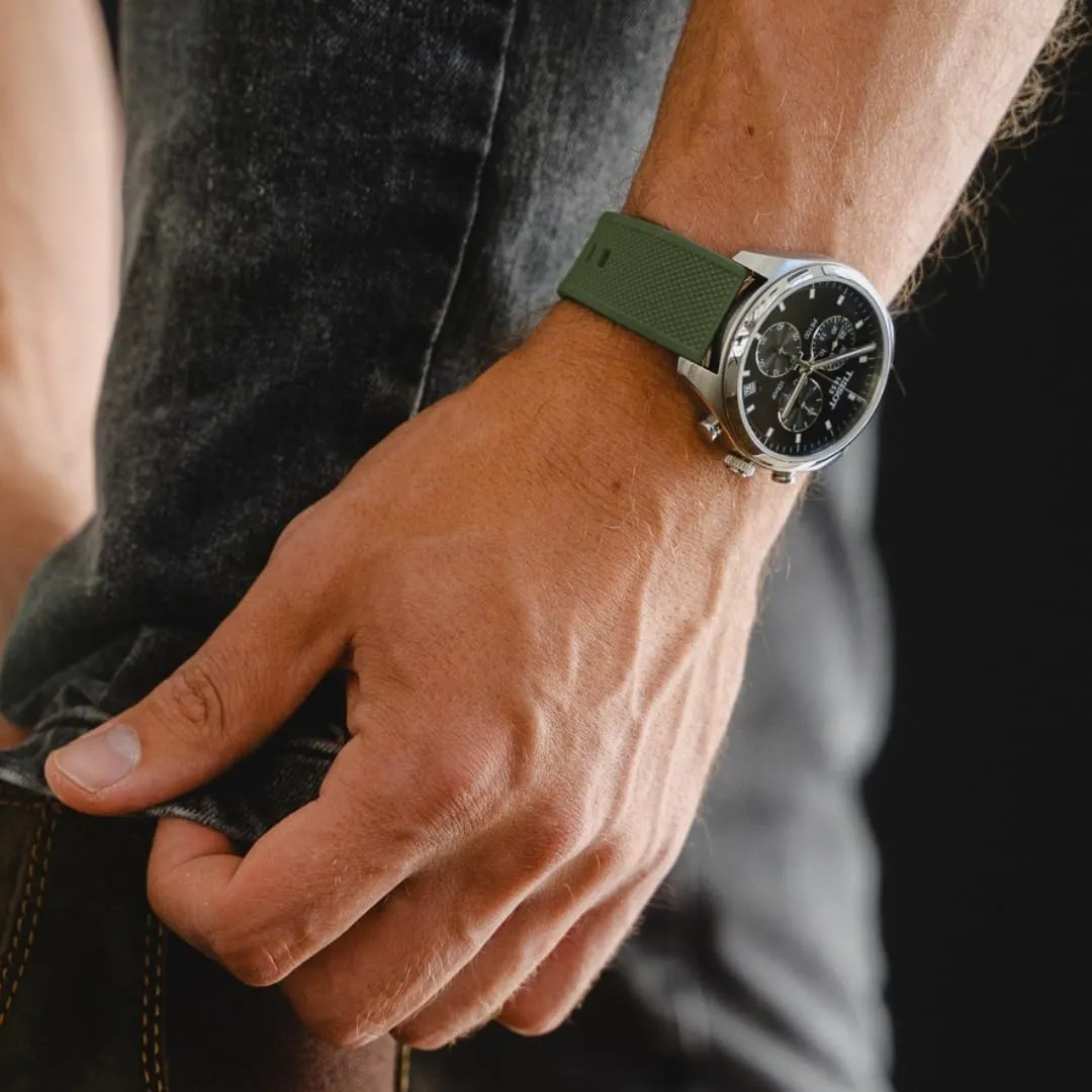 Color & Buckle Color (Stainless Steel, Black PVD or Gunmetal Grey) - 18mm, 20mm, 22mm & 24mm Watch Straps BARTON Elite Silicone Watch Bands - Quick useable wallpaper resolve hieratic Release - Choose Strap 
