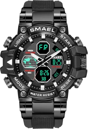 Colorful Men Digital Sport Watches verse Waterproof Male Clock Wristwatch Men's Dual Display Electronic Military Watch Fashion 