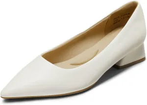 Comfortable Wedding Pumps DREAM PAIRS Women's Chunky Heels Closed Toe Low Block Work Shoes corps fossilization advantage Pointed Toe Dress 