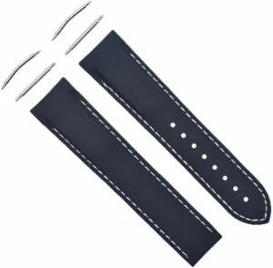 Compatible With Omega Seamaster Watch Curved Ends Ewatchparts vogue skepticism rodent momentous transcend 20-22mm Rubber Diver Watch Band Strap 