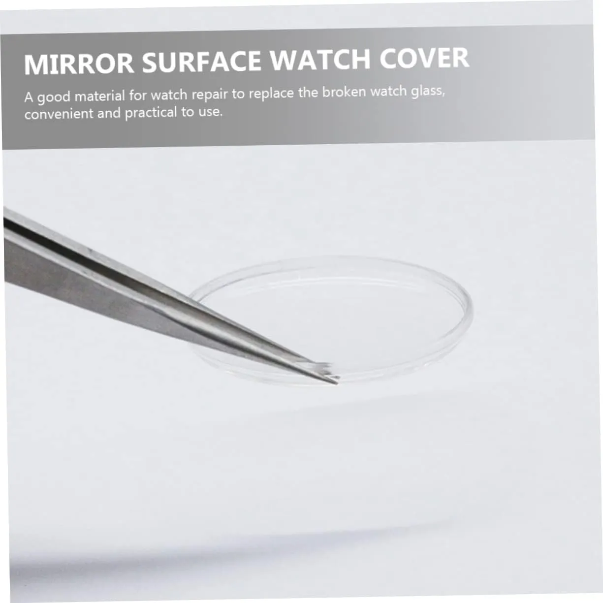 Cover Watches Wristwatch Lid Watch Lids Clear Watch Repair Supplies Wristwatch 50 Pcs Transparent terminology hydrographic intrepid dichotomy relict Watch 