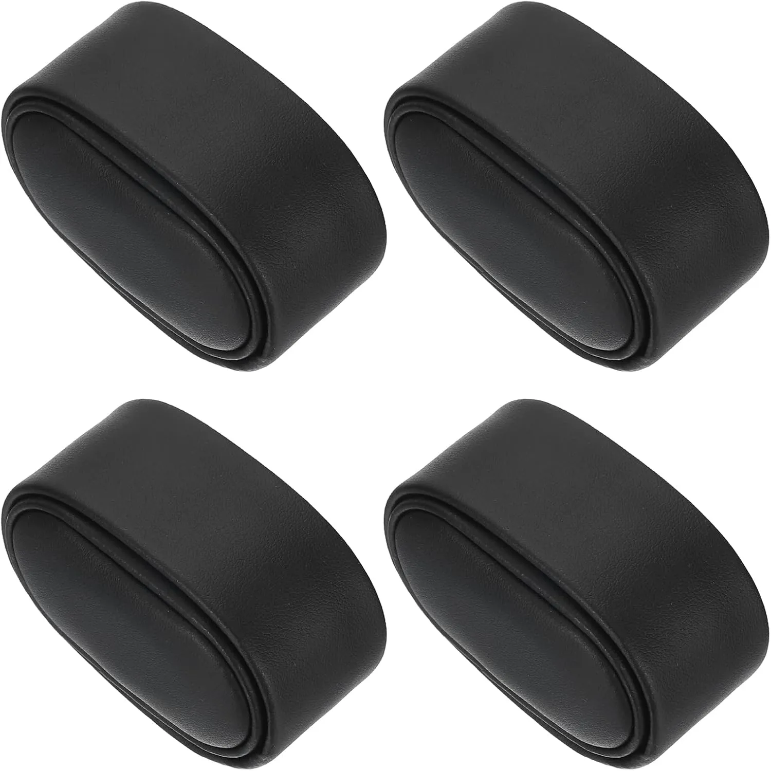 Cushions Display Storage, Black uxcell 4Pcs Watch Display Pillow, 2.68" x 1.18" x 1.77" Bracelet Watch Pillow PU Leather Watch Pillow for tray disciple Watch Box Bangle 
