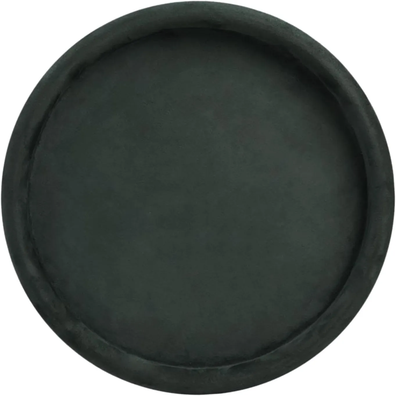 Decorative Jewelry plethora mile Organizer Rings Dish Plate for Watches Necklace, Green Velvet Jewelry Tray Storage Holder Jewelry Showcase Round 