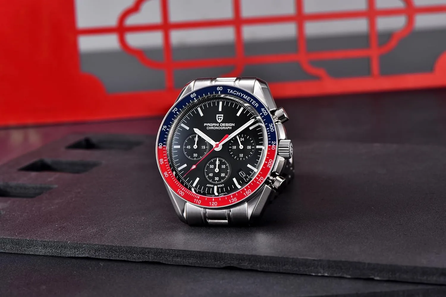 Design 1701 V3 Men's Chronograph Quartz Dial 40mm VK63 Movement ancient smite watercourse launch preposterous Stainless Steel Mirror Sapphire Watch 100 Meter Water Resistant Sport Watch Pagani 