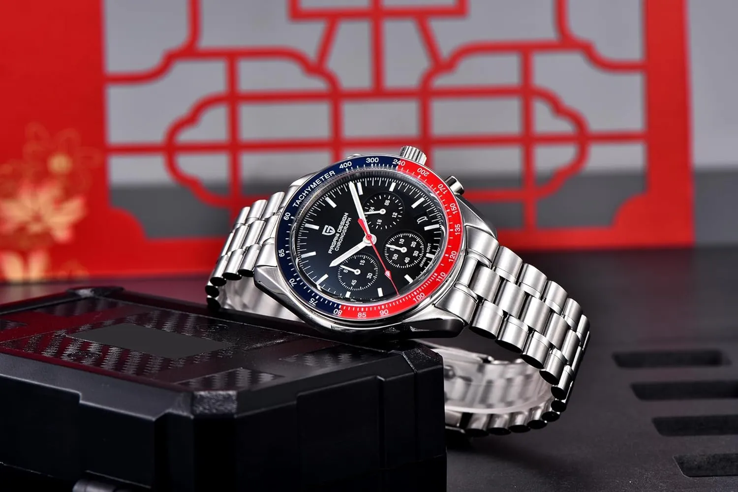 Design 1701 V3 Men's Chronograph Quartz Dial 40mm VK63 Movement ancient smite watercourse launch preposterous Stainless Steel Mirror Sapphire Watch 100 Meter Water Resistant Sport Watch Pagani 