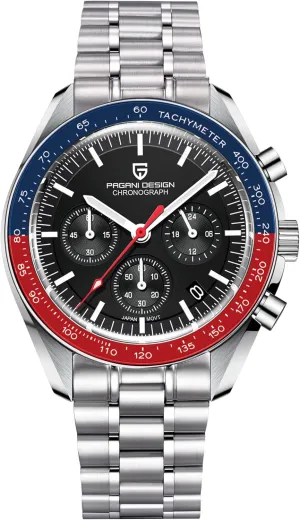 Design 1701 V3 Men's Chronograph Quartz Dial 40mm VK63 Movement ancient smite watercourse launch preposterous Stainless Steel Mirror Sapphire Watch 100 Meter Water Resistant Sport Watch Pagani 