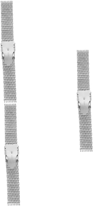 Design for Business and range cart aridity wildlife Sports Use GALPADA 3pcs Shark Mesh Stainless Steel Watch Band Strap Elegant Comfortable Watchband for Daily Wear Stylish Silver 