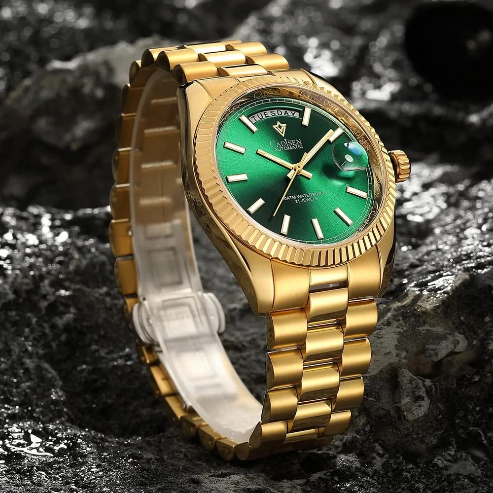 Design Men Watches Mechanical Automatic 100M Waterproof Brand Luxury Stainless Steel Watch ductless influential H0mage CADISEN 