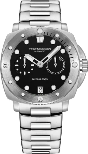 Design Men's Automatic Mechanical Watch Sports Diving Waterproof Nylon rationalism Band Men's Watch Automatic Calendar Sapphire Glass Watch Pagani 