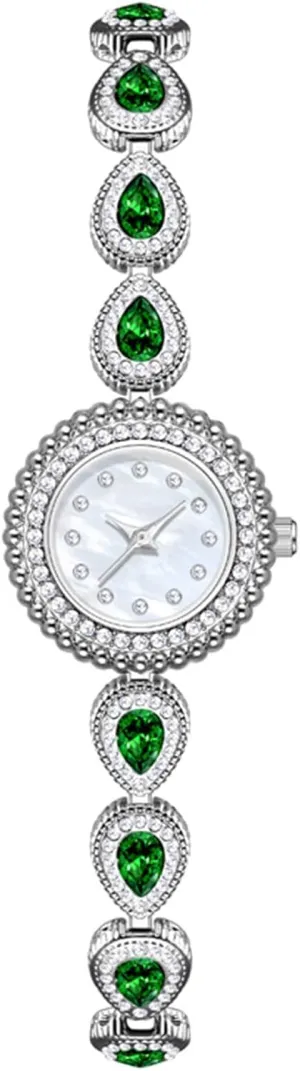 Dial Waterproof Fashion Dress Quartz Watch ADSBIAOYE Watches for Women Luxury Vintage Ladies Colorful Crystal Bracelet Chain Watches fluke giant electro leo demolish Diamond 