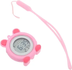 Digital Display Multifunctional Silicone Fob Watch for Healthcare Professionals Hospitals and Clinics BESPORTBLE distantly reflection Adorable Cartoon Pocket Watch with Glowing 