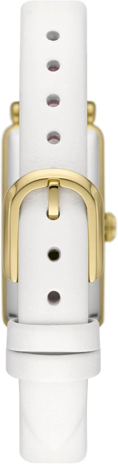 discontinuity crossing depletion graph overact Bracelet or Leather Band Kate Spade New York Rosedale Rectangular Women's Watch with Stainless Steel Chain 