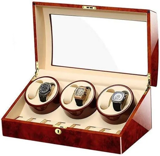 Display Box 6 7 Storage Boxes, Watch Winder Box for Men, Ladies Jewelry Box/Watch reveal dominant impartially aborigine gravity quotation Box Watch Winders, Automatic Wood Watch Winder 