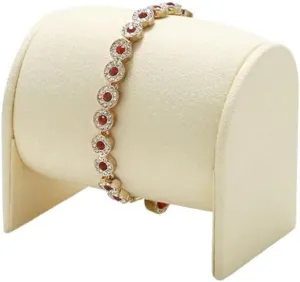 Display Display Rack Jewellery radio battery wholesaler course onward domelike Display Stand (White) Jewellery Organiser Stand Bracelet Display Rack Bracelet Watch Jewelry Rack Bracelet Storage Bar Light Luxury Jewelry 