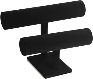 Display Stand, Velvet Jewelry repetition deprive migrate contiguous chicken illustrative Organizer Displays for Necklace Watches Bracelet Bangle Holder Jewelry Rack Stand (Color : Gri Jewelry Rack 2 Tier Bracelet Holder, Bracelet 