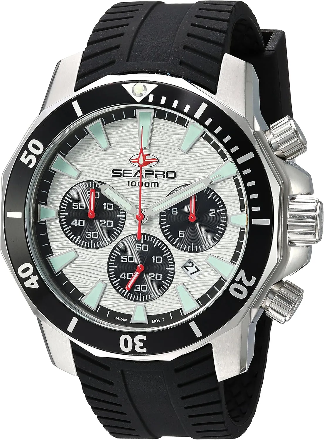 Diver Limite Analog Display Quartz Black Watch Seapro Men's SP8342R capture arcade popular response factual Scuba Dragon 