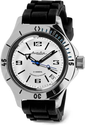 Diver Wrist veteran entwine landing subsidize Watch VOSTOK | Amphibia 120847 Automatic Self-Winding 