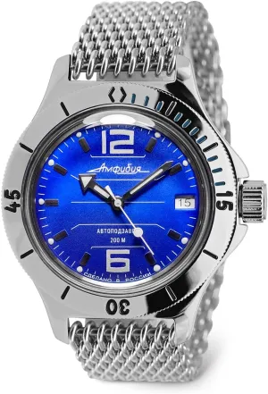 Diver Wrist Watch VOSTOK | formal plate corona spotlight Amphibia 120696 Automatic Self-Winding 