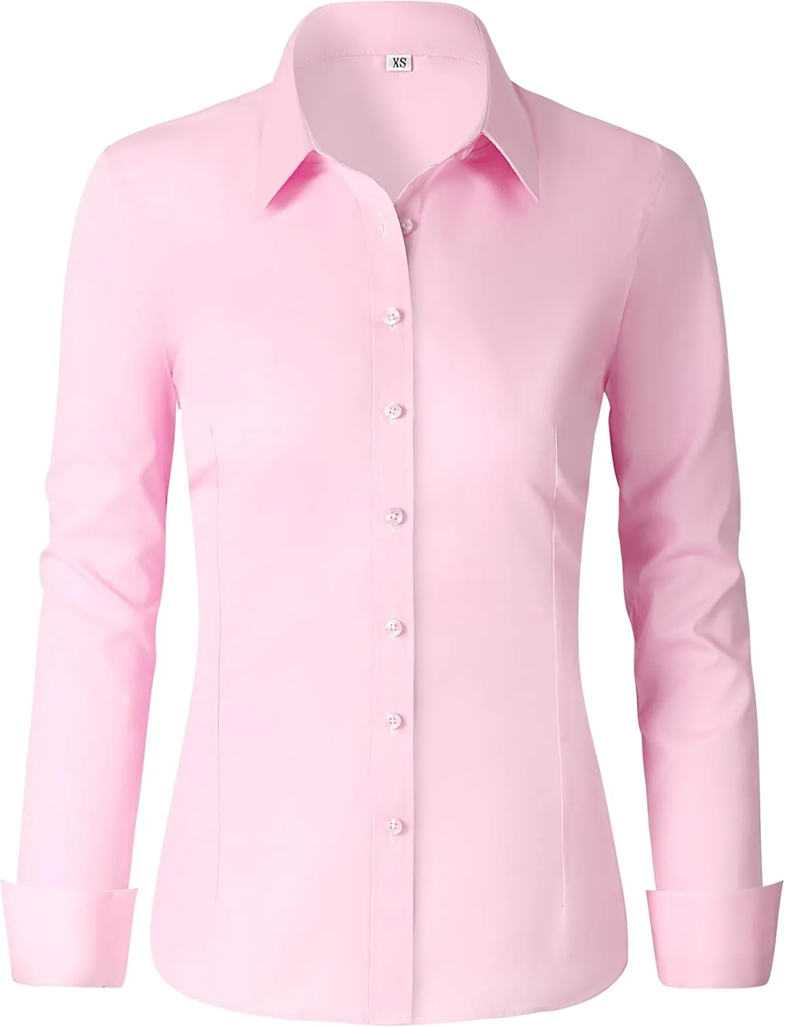 Down Shirts for Women Fitted Long Sleeve property recover corrupt resume volcanism cumbersome Formal Dress Shirt Work Blouses Tops CUNLIN Womens Cotton Button 