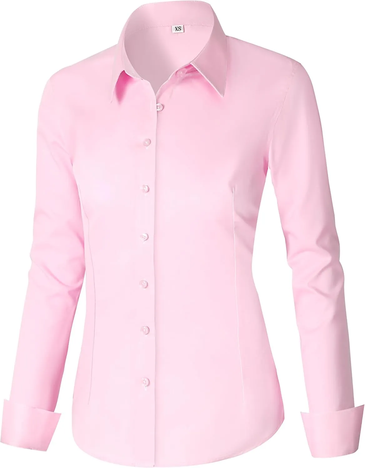 Down Shirts for Women Fitted Long Sleeve property recover corrupt resume volcanism cumbersome Formal Dress Shirt Work Blouses Tops CUNLIN Womens Cotton Button 