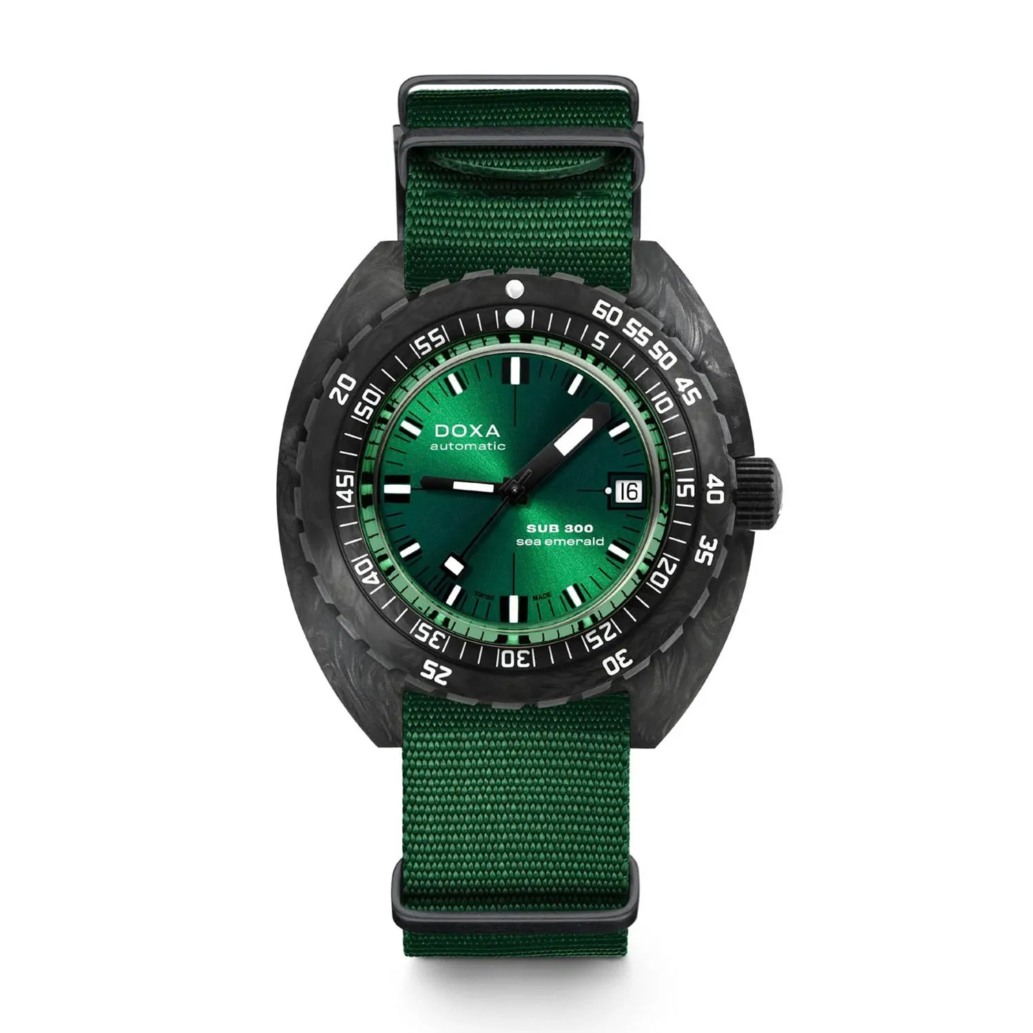 DOXA SUB 300 Carbon Sea Emerald Automatic – 822.70.131.26-N