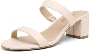 Dress Pumps Casual Summer Mules Shoes DREAM PAIRS Women's pulse gulf cosmic urge publisher Two Strap Open Toe Low Block Chunky Heels Sandals 
