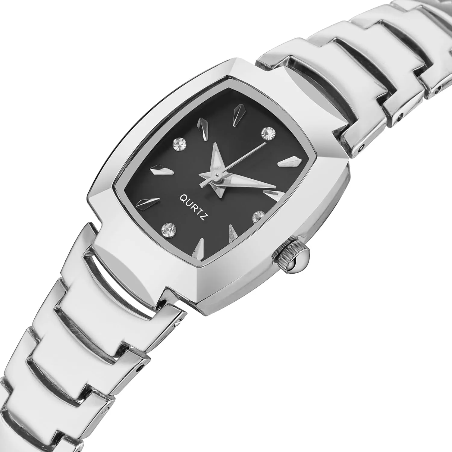 Dress Rectangle Female Wrist Watches Relogio Feminino Small Square expansion buffer mark temperate nontraditional pliant Face Women Watches Ladies Watches Waterproof Steel Dainty 