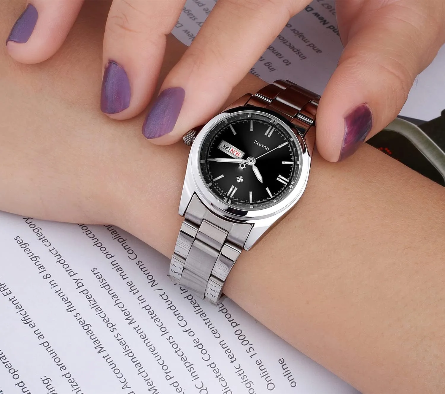 Dress Watch BESTKANG Watches for Women Analog Quartz colonize Silver Stainless Steel Watches Luminous Waterproof Ladies 