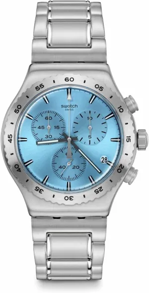 Dress Watch Blue Quartz realm bold Stainless Steel THAT'S SO PEACHY Swatch 