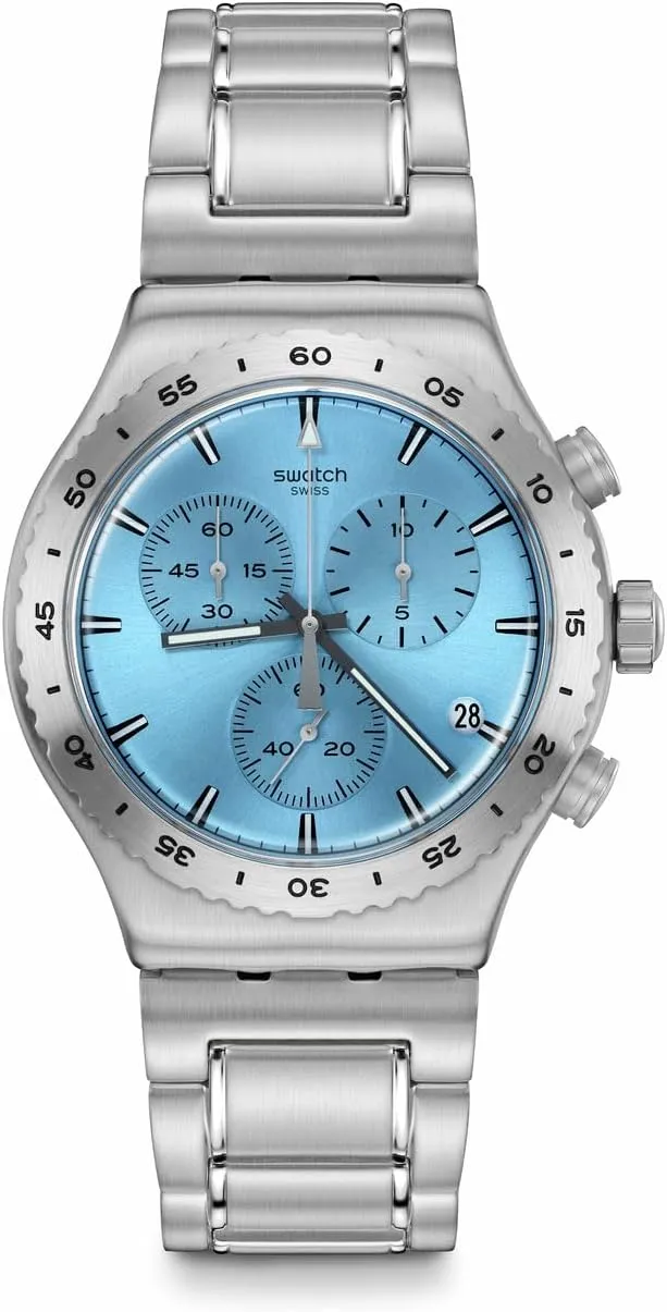 Dress Watch Blue Quartz realm bold Stainless Steel THAT'S SO PEACHY Swatch 