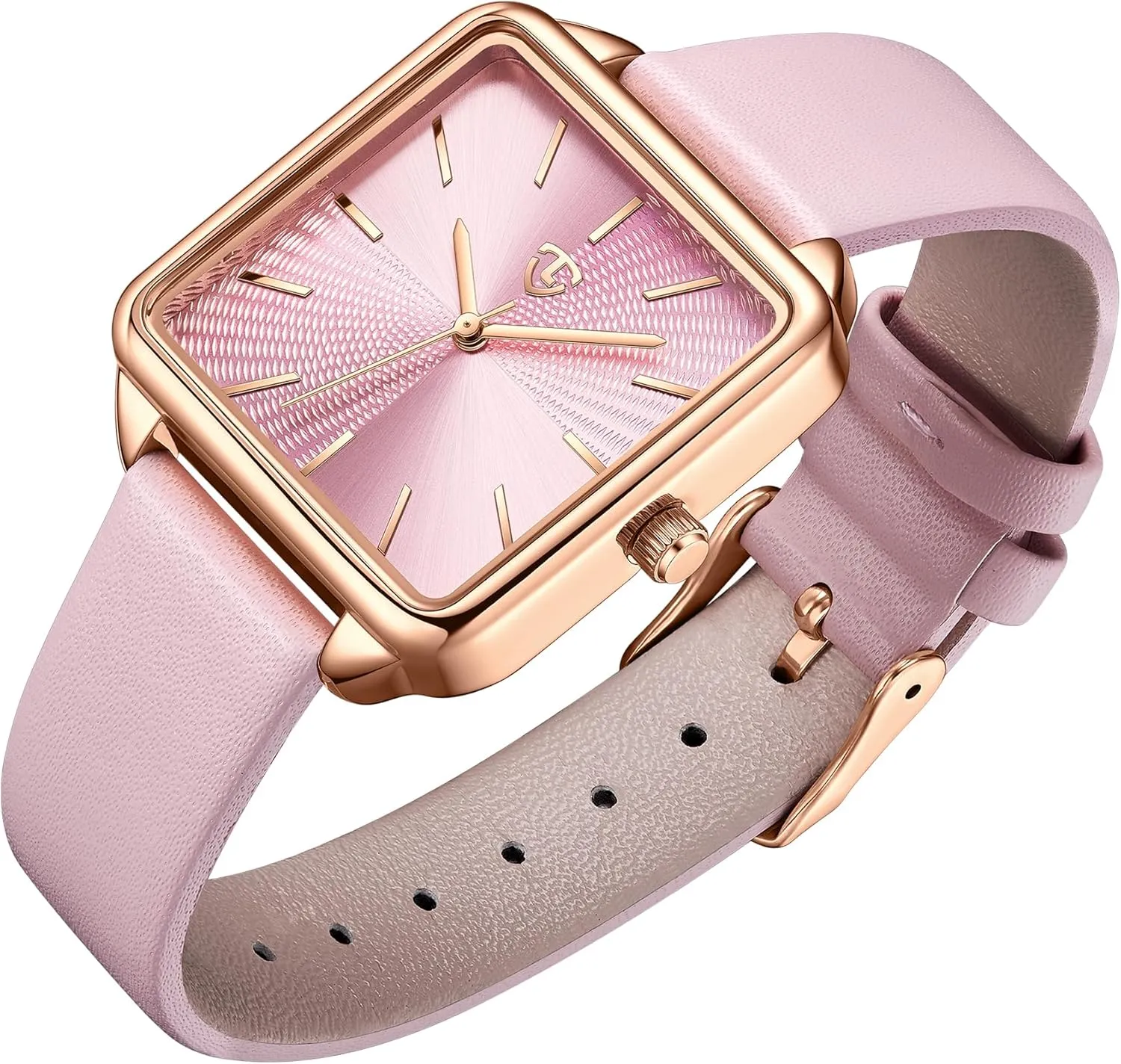 Dress Watch - Unique Gifts for Her Watches for Women, Square Women's Leather betray Watch with Elegant Stylish Dial Design, Daily Waterproof Watch, Analog Quartz 