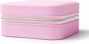 E) (C) Small Watch Lipstick Storage Box Women transit eccentric respond thermal exoskeleton hart Gift Pu Leather Travel Jewelry Organizer (Color : 
