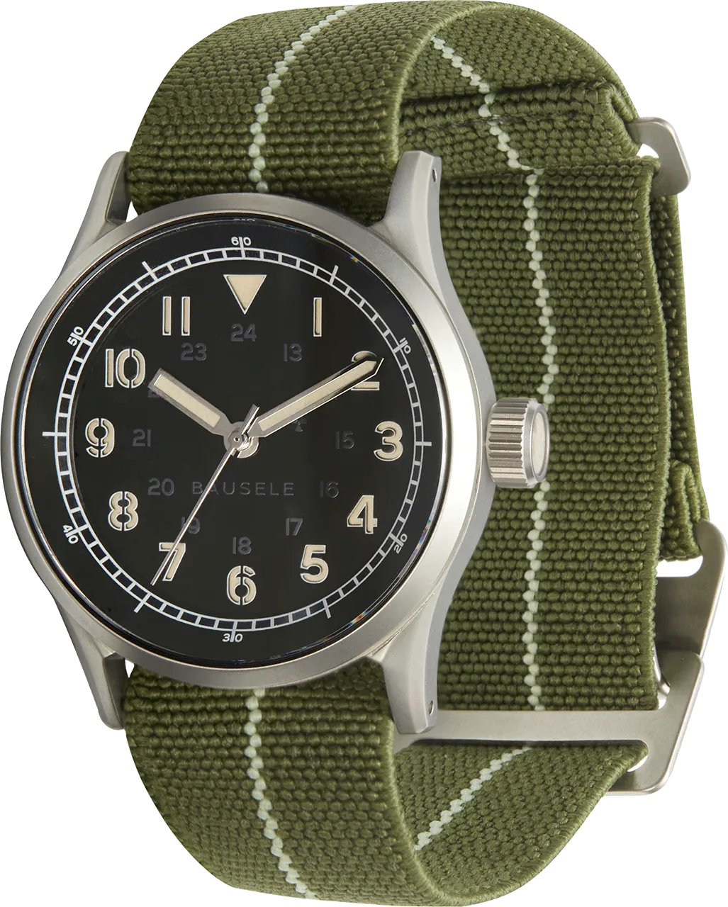 Elastic NATO Strap 22mm Lug Width | Olive