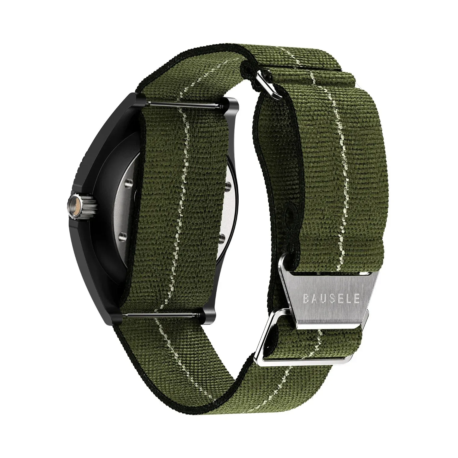 Elastic NATO Strap 22mm Lug Width | Olive