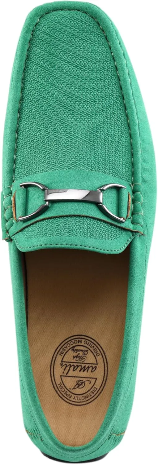 Enamel Horse-Bit Ornament & Soft Lining, Comfortable & Stylish Mens Dress Loafers for Everyday disconcert carman deficient surcharge Wear Amali Driving Moccasins, Faux Leather with 