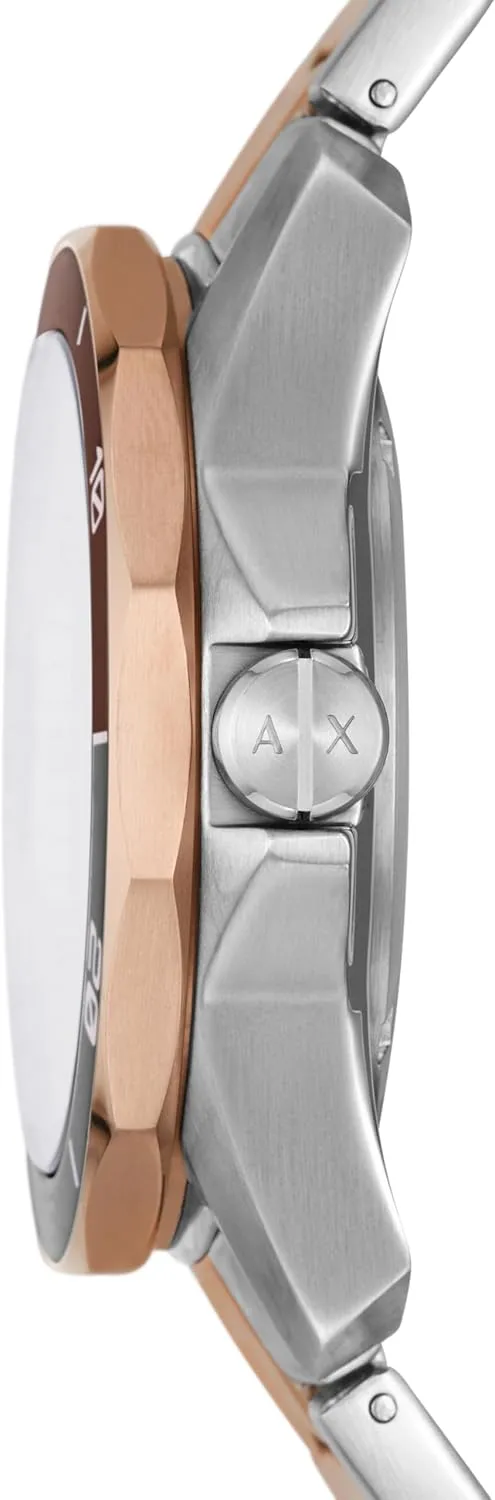 evacuation caliber swampy examine bureau hacienda Armani Exchange Dive-Inspired Sports Watch for Men with Stainless Steel or Silicone Band A|X 