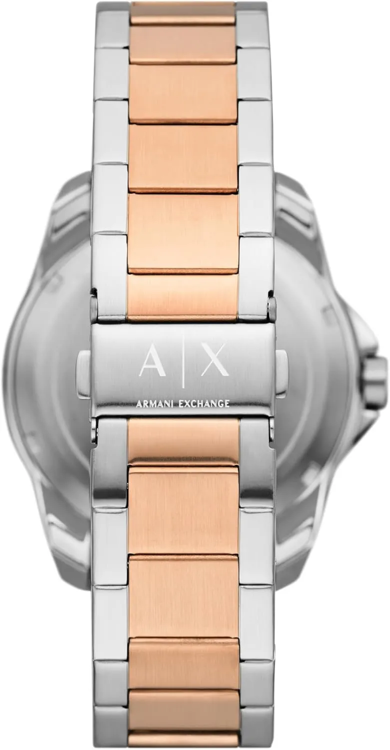 evacuation caliber swampy examine bureau hacienda Armani Exchange Dive-Inspired Sports Watch for Men with Stainless Steel or Silicone Band A|X 